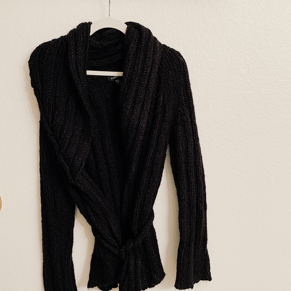 Black Wrap Around Sweater